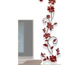 3D Rattan Flower Wall Murals for Living Room Bedroom Sofa Backdrop Tv Wall Background, Originality Stickers Gift, Wall Decor Decal Sticker (31.5(H) x US1-2062 4683387695548